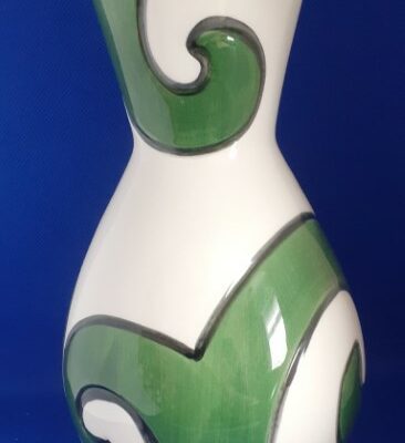 Lovely Green & White Vase