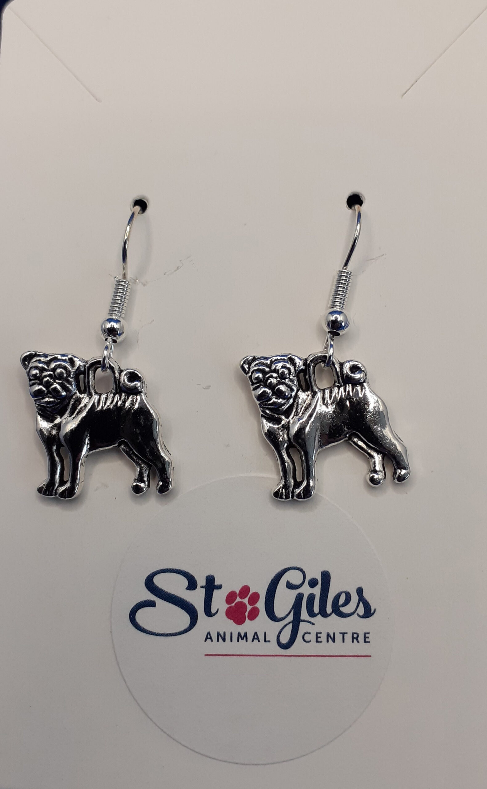 Earrings - Lovely Little Pug