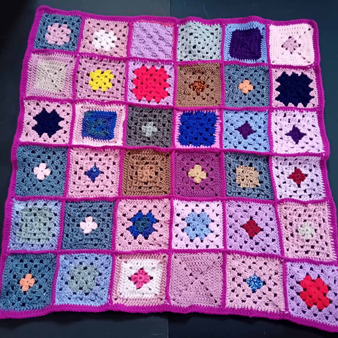 Pretty Crocheted Blanket