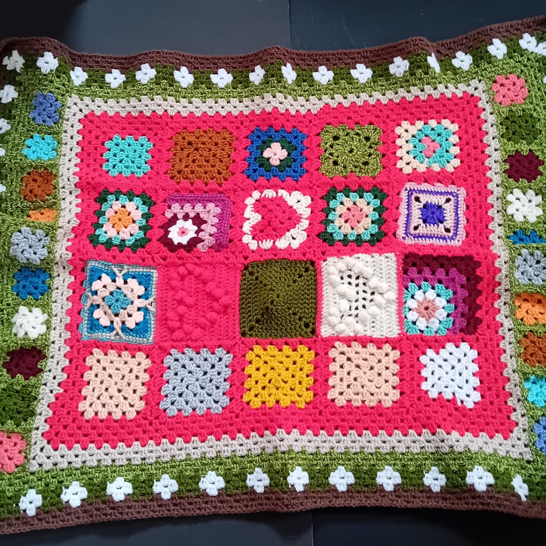 Pretty Crocheted Blanket