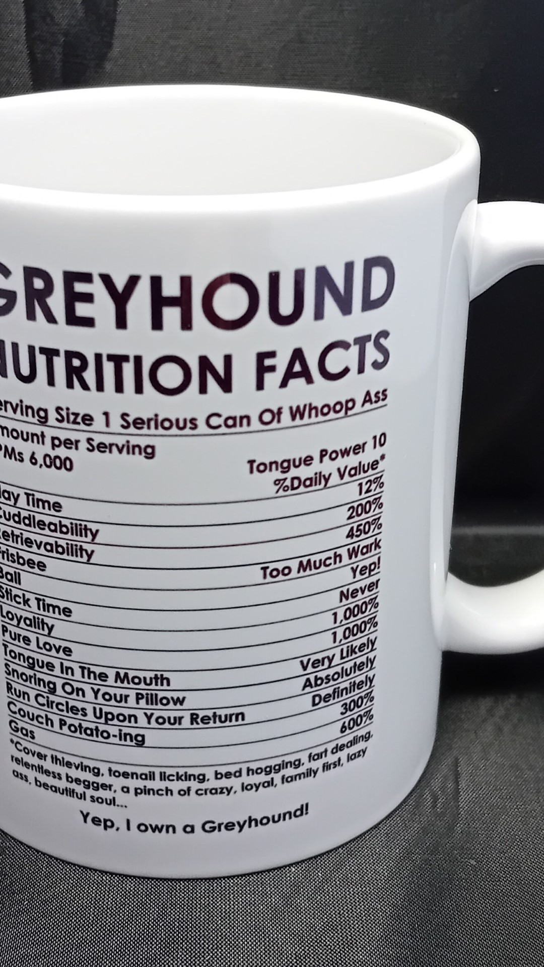 A Mug for Greyhound Lovers