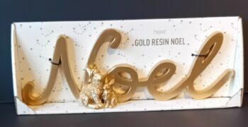 Gold Resin Noel by Next