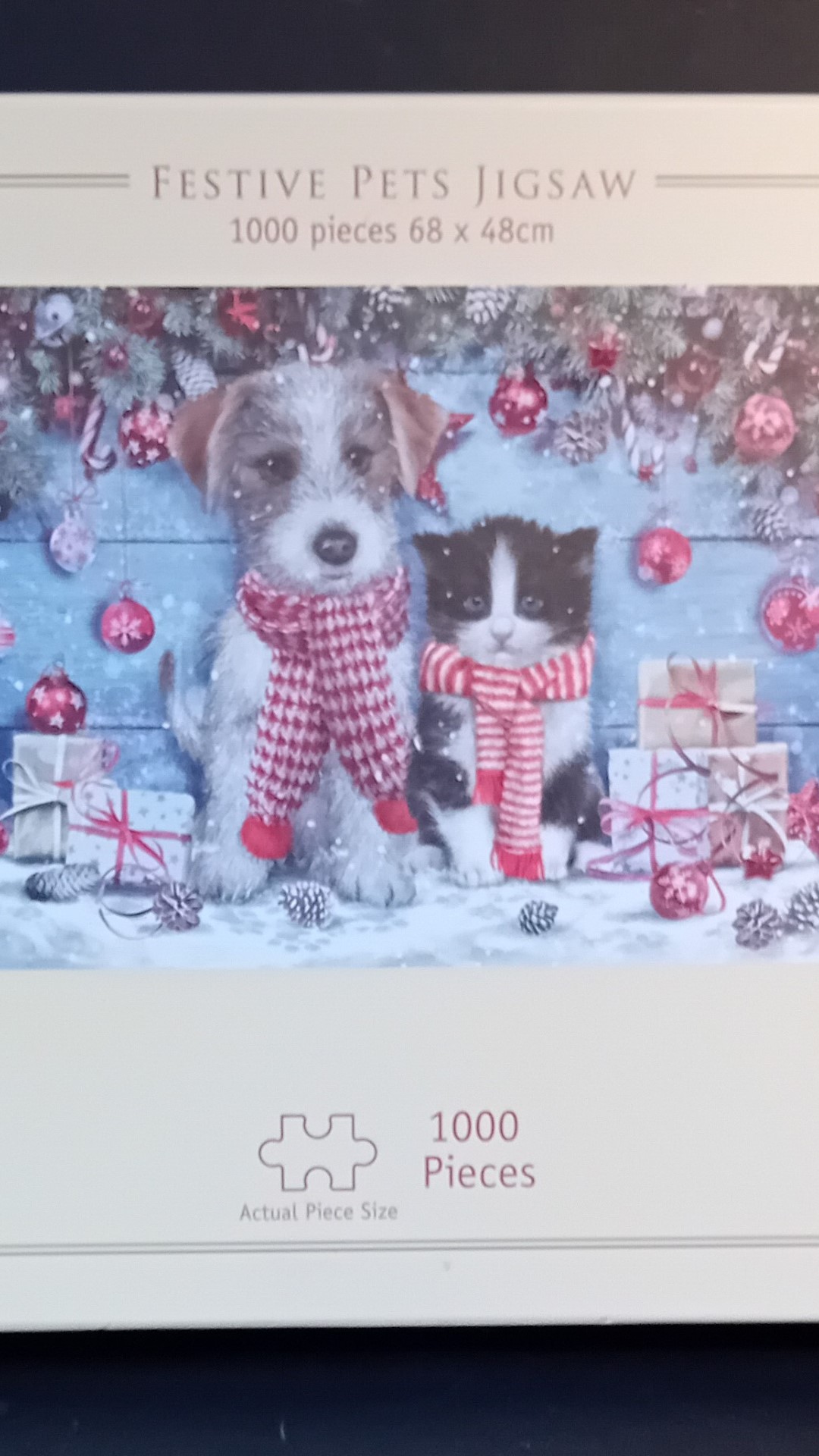 Festive Pets 1000 piece Jigsaw