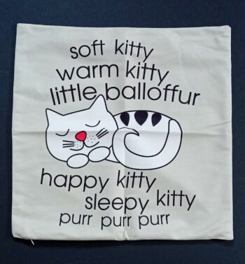 Soft Kitty Cushion Cover