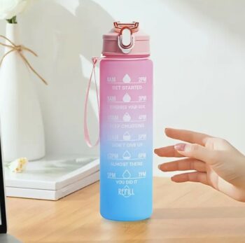 Water Bottle with Time Marker