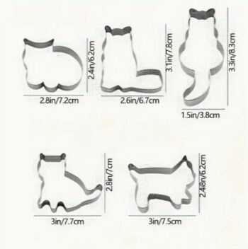 Cat-shaped Cookie Cutters - Image 2