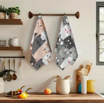 Cute Kitten Tea Towels - Image 2